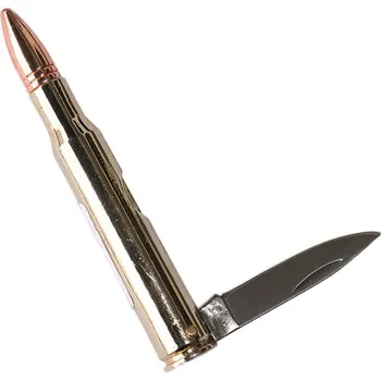 kapesní nůž Nůž zavírací Humvee kulová větší (Nůž Humvee s kulovou nábojnicí je oblíbený mezi sběrateli nožů a milovníky vojenského stylu. )