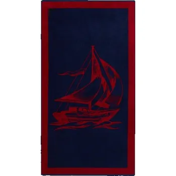 Osuška Soft Cotton Soft Cotton Osušky SAIL 85x160 cm červená - 8698642060654