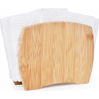 GoEco Bambusový stojan na ubrousky