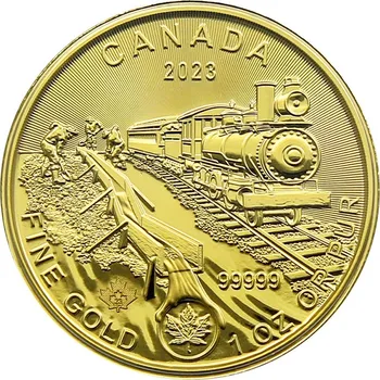 Zlatá investiční mince Zlatá horečka na Klondiku - Cesta zlata 1 Oz 2023 (.99999)