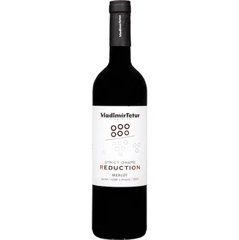 Víno Merlot Strict Grape Reduction, výběr z hroznů, Tetur