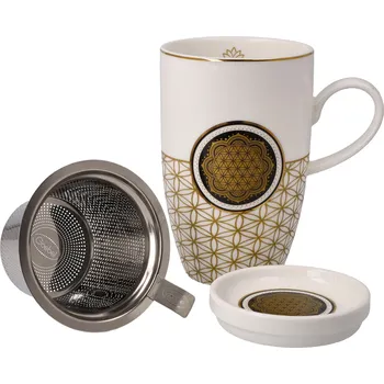 Goebel Yin Yang Hrnek na čaj se sítkem