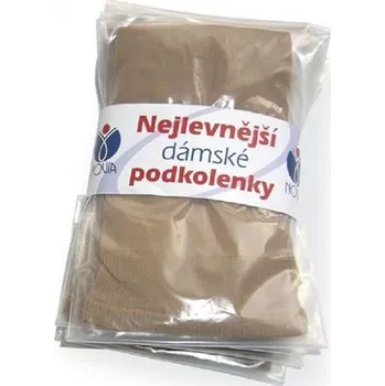 Dámské ponožky Podkolenky silonkové Novia PAD B60 - balení 10 párů Barva: tělová 1389, Velikost: 25-27, Balení: 10 párů
