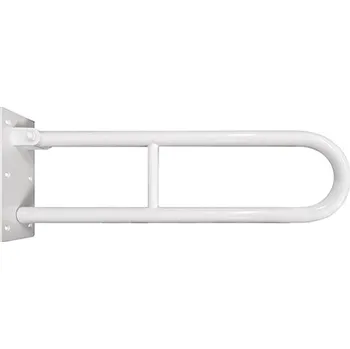 Madlo do koupelny Bemeta HELP: Madlo, 850 mm, ve tvaru U, sklopné, bez krytky, bílá 301606324