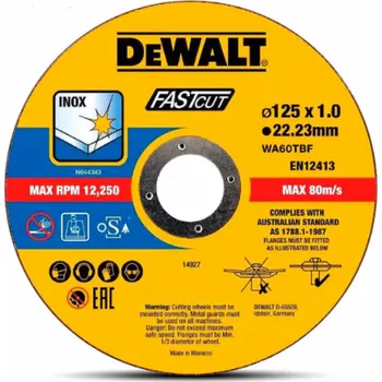 Řezný kotouč DeWALT DT20540-QZ 125 mm