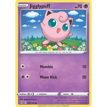 Karetní hra Jigglypuff 067/189 - Darkness Ablaze Typ karty: Non-Holo