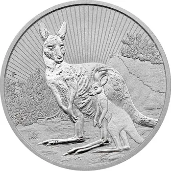 Stříbrná investiční mince Next Generation - Klokan 2 Oz 2023 Piedfort