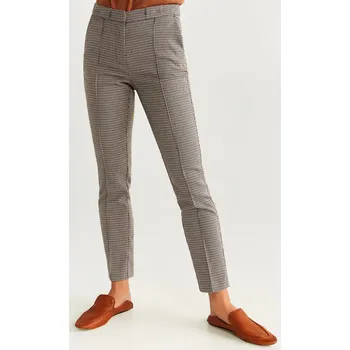 Dámské kalhoty Kárované kalhoty Mango (Pohodlné dámské kalhoty značky Mango)