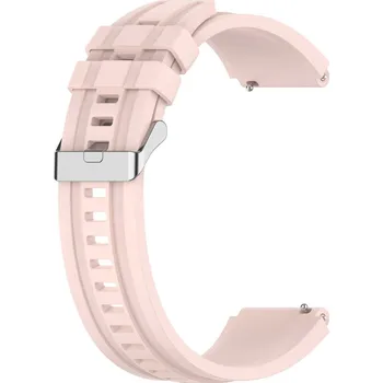 eses Prodloužený silikonový řemínek - Růžový, 22 mm