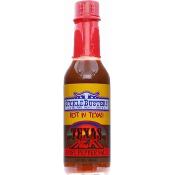 Omáčka BBQ grilovací omáčka Texas Heat Ghost Pepper 148ml Suckle Busters