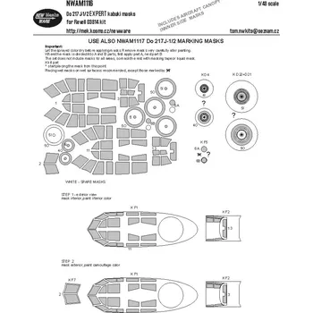 Plastikový model 1/48 Mask Do 217J-1/2 EXPERT (REV 03814)
