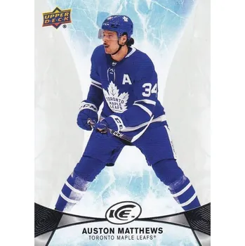 Sběratelská karetní hra řadová karta AUSTON MATTHEWS 20-21 UD Ice číslo 13