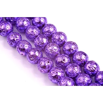 Korálek Láva pokovená č.205 (8mm)