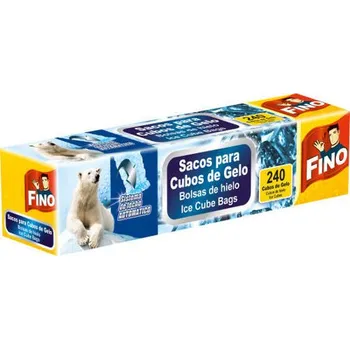 Sáček na potraviny Fino Auto Close zavazovací sáčky na led 240 ks síla 25 µ 10 sáčků v boxu