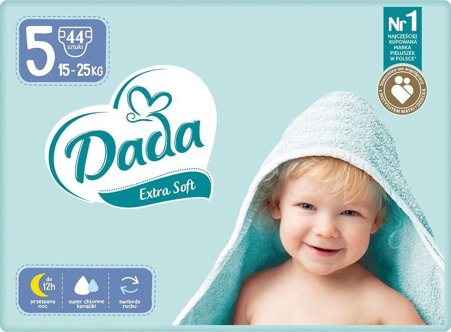 Dětské jednorázové pleny DADA Extra Soft 5 JUNIOR 15-25 kg 44 ks