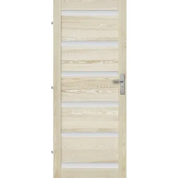 Interiérové dveře Interiérové dveře masivní Genewa 6S prosklené, 90 L, borovice