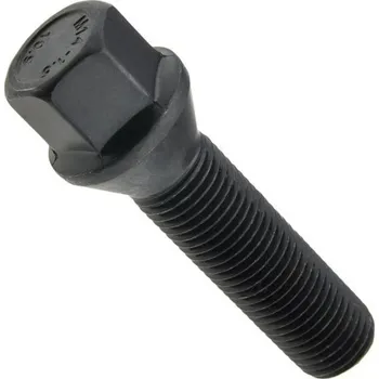 Šroubek na kolo Černý Šroub na disk M14x1,50 45 mm - klíč 17. Kužel