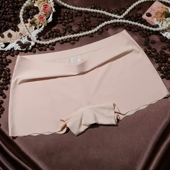 Dámské spodní prádlo Dámské bezešvé kalhotky s nohavičkou Barva: tělová, Velikost: XL