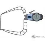 Číselníkový úchylkoměr s měřicími rameny pro vnější měření 0-50 mm Kroeplin s dělením 0,05 mm