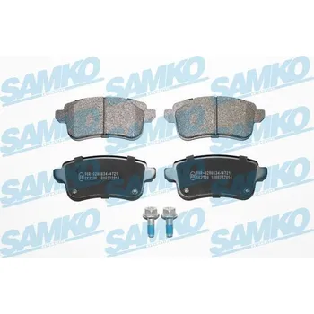 Brzdová destička Sada brzdových destiček, kotoučová brzda SAMKO 5SP2014