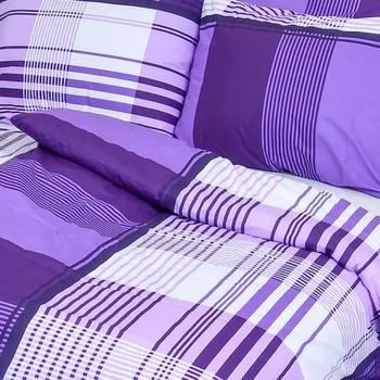 Povlak na dekorativní polštářek Stanex Krepový povlak na polštář Sofie fialová (LS278) ROZMĚR: 90 x 70 cm