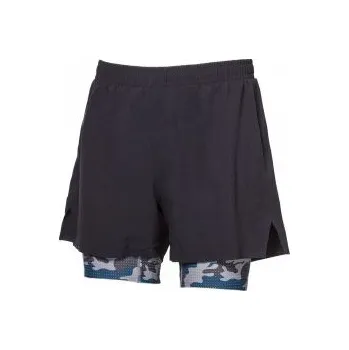 Dámské legíny Progress ARRANT černá XL; Černá kraťase + DÁREK DLE VÝBĚRU!