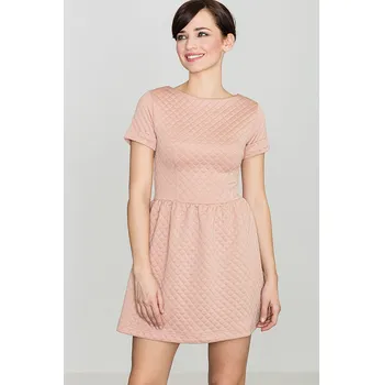 Dámské šaty Lenitif Dámské mini šaty Tengoire K147 růžová M