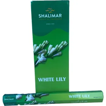 Čajovna Vonné tyčinky Shalimar - White Lily, 15 kusů