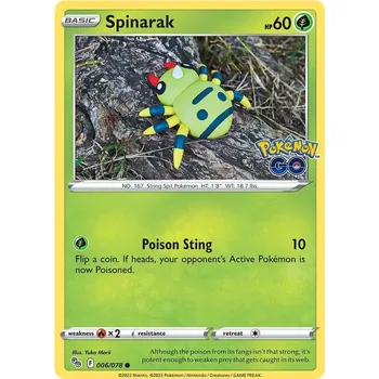 Sběratelská karetní hra Pokémon TCG Spinarak 006/078