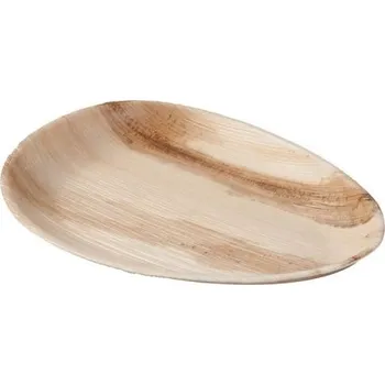 Jednorázové nádobí Talíř z palmových listů oválný BioNatic 260/195mm 25ks