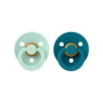 dudlíky Bibs Colour dudlíky z přírodního kaučuku 2ks - velikost 2 > varianta nordic-mint-forest-lake