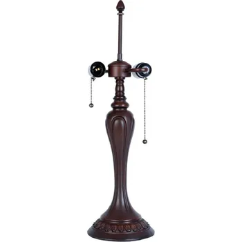Stojací lampa Tmavě hnědá zdobená noha k lampě Tiffany – 17x60 cm + doprava zdarma