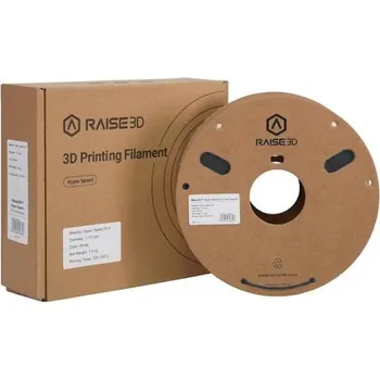 3D tisk Raise3D Hyper Speed PLA černá filament 1 kg 1,75mm