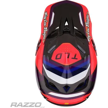 Náhradní kšilt helmy TroyLeeDesigns D4 Carbon Reverb Pink Purple Visor