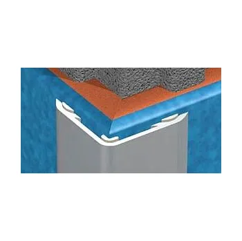 Stavební profil Ochanný roh AL hliníkový E01 2,4 x 2,4 x 250cm Stříbrný elox