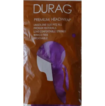 Šátek Woodrow Durag šátek satén - fialová
