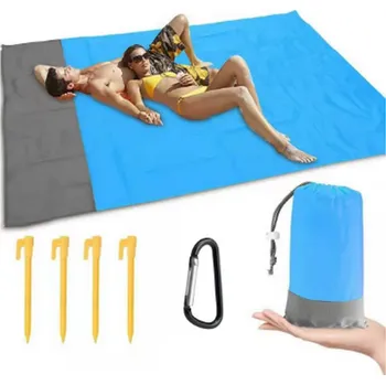 Cestovní taška Maxi plážová deka - nepromokavá, pískuvzdorná se 4 kolíky pro uchycení deky