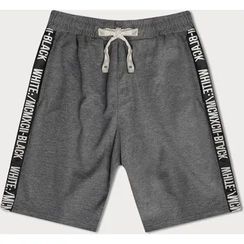 Pánské kraťasy Tmavě šedé pánské kraťasy (8K933-5) odstíny šedé M