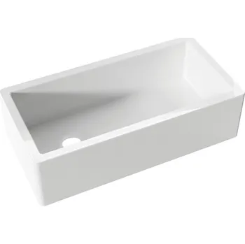 Keramický dřez Kerasan ESSEX keramický dřez 91x45,6cm, bílá 541201