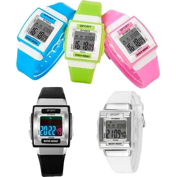 Hodinky Synoke Dětské digitální hodinky růžová