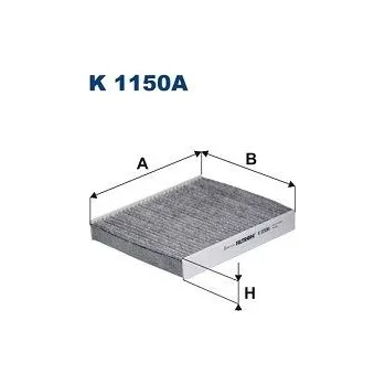 Auto-moto Filtr, vzduch v interiéru FILTRON K 1150A