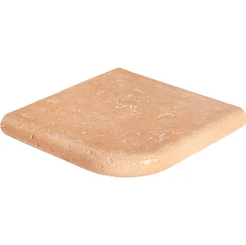 Dlažba DITON Bazénový lem Travertin rohový vnější 300x300x40 mm pískovcová