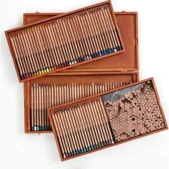 Pastelka Derwent Derwent, 2305693, Lightfast, sada uměleckých pastelek v luxusní dřevěné kazetě, 100 ks