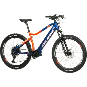 Elektrokolo CRUSSIS e-Atland 9.8-S 17,5 Ah 27,5" modré/oranžové 2023