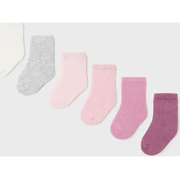 Kojenecké ponožky Mayoral 9046,9655 růžové, béžová barva: růžová, Rozměr: 18 měsíců