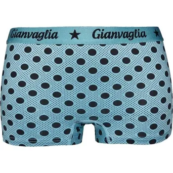 Kalhotky Gianvaglia Dámské boxerky s puntíky Barva/Velikost: blankytná / M/L