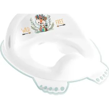Nočník Tega baby Dětské protiskluzové sedátko na WC Wild & Free liška bílé