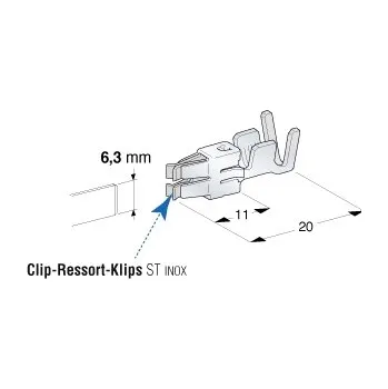 Auto elektroinstalace Konektor - dutinka 6,3mm plochá pro vodič 1,5-2,5mm (Terminal SPT F630)