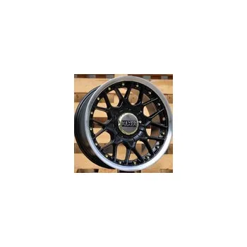 Alu kolo Racing Line L1879 HAXER 8x15 ET30.00 černá + leštěný límec