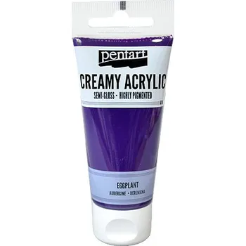 Vodová barva Krémová akrylová barva 60ml pololesklá - lilková